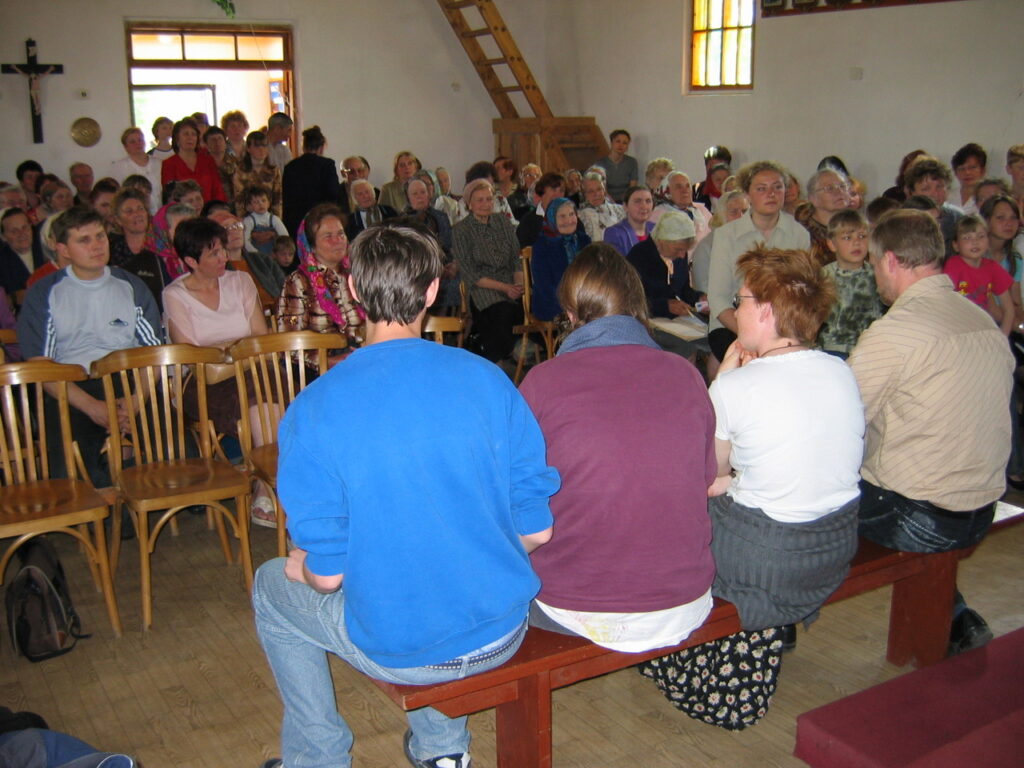 Gottesdienst in einer Gemeinde